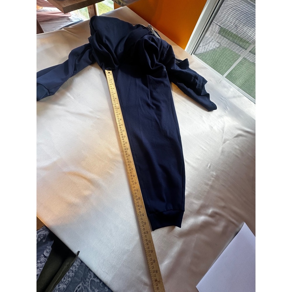 Fabletics Navy Blue Scrub Jumpsuit Short Sleeve Jogger 2X - Picture 7 of 9